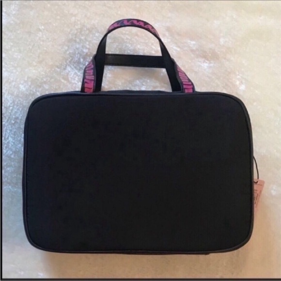 Victoria's Secret Pink Stripe Jetsetter Make up Cosmetic Hanging Travel … - Picture 6 of 6